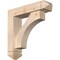 Ekena Millwork Westlake Arts and Crafts Smooth Bracket w/ Offset Brace, Douglas Fir, 5 1/2"W x 22"D x 22"H BKT0604X22X22WTL03SDF - alternate 1